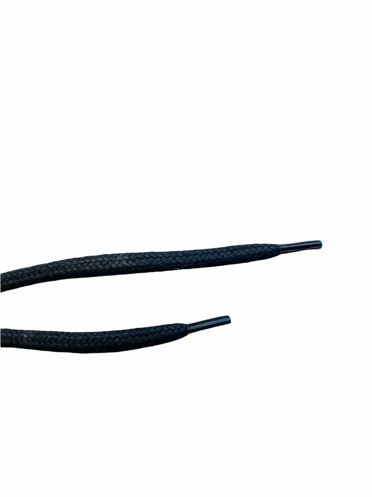 Шнурки  круглые черные